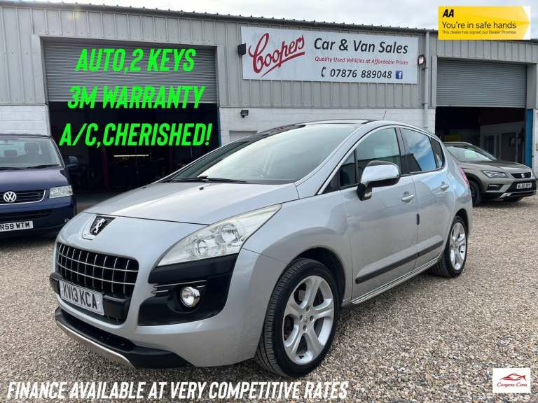 2013 Peugeot 3008 2.0 HDi 163 Allure 5dr Auto SUV Diesel Automatic