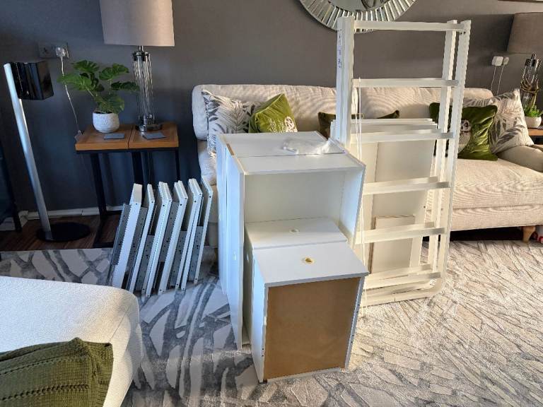 ikea elvarli chest of 5 draws system rare unit with short sides ready for collection