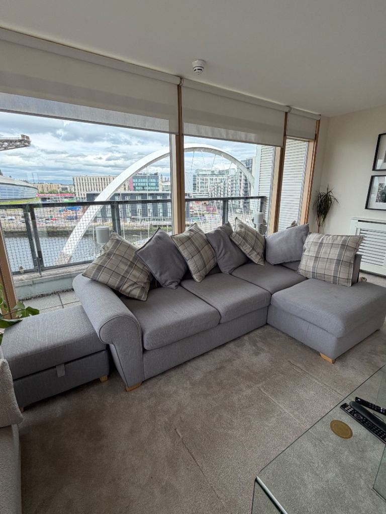 Grey corner sofa 