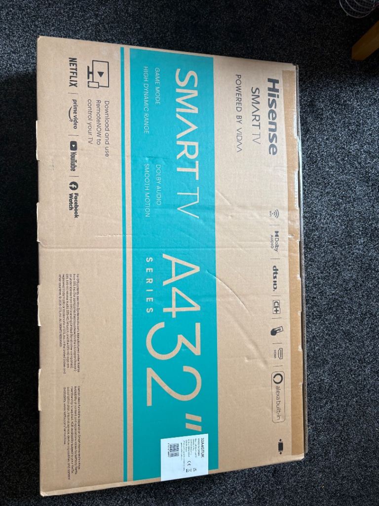 Hisense 32inch Smart Tv A4 series