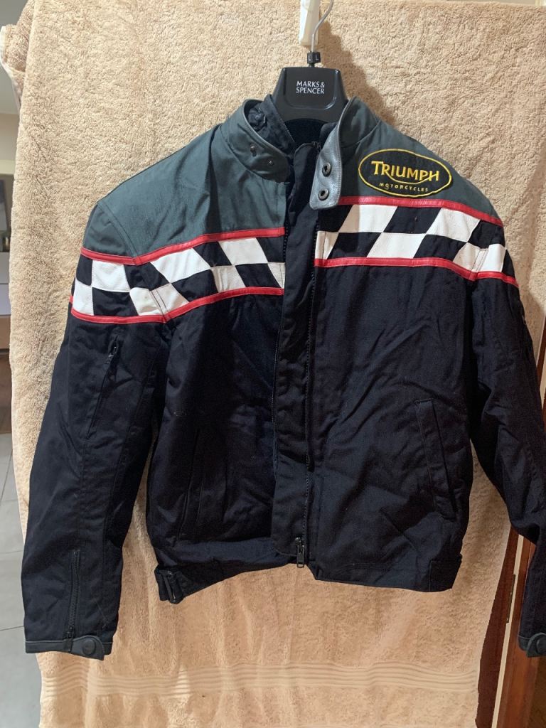 Triumph gents textyle motorcycle jacket