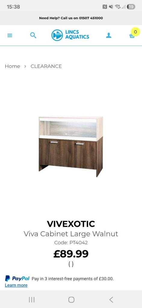 Vivarium cabinet 