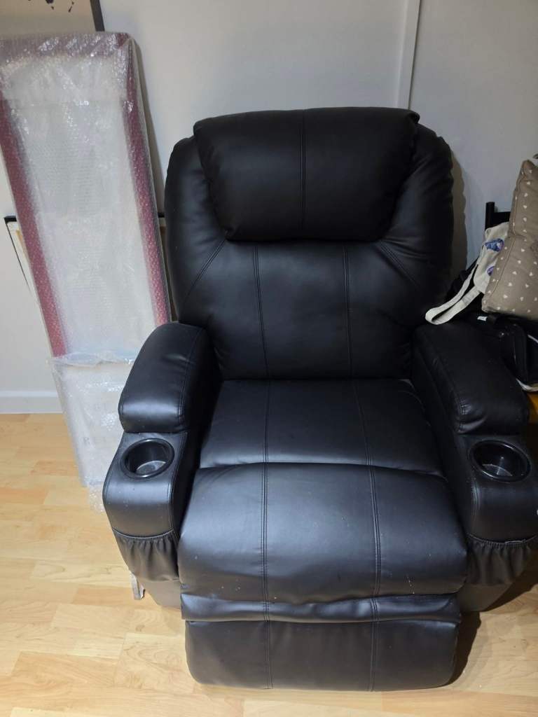 chair leather chair needs a plug