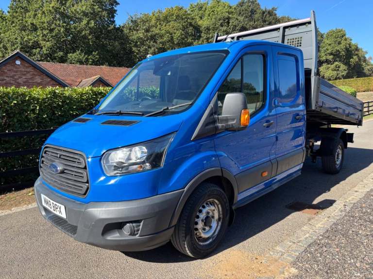 2018 Ford Transit 2.0 350 EcoBlue 1-Way Double Tipper Double Cab 4dr Diesel Manual RWD L3 Eur PAN...