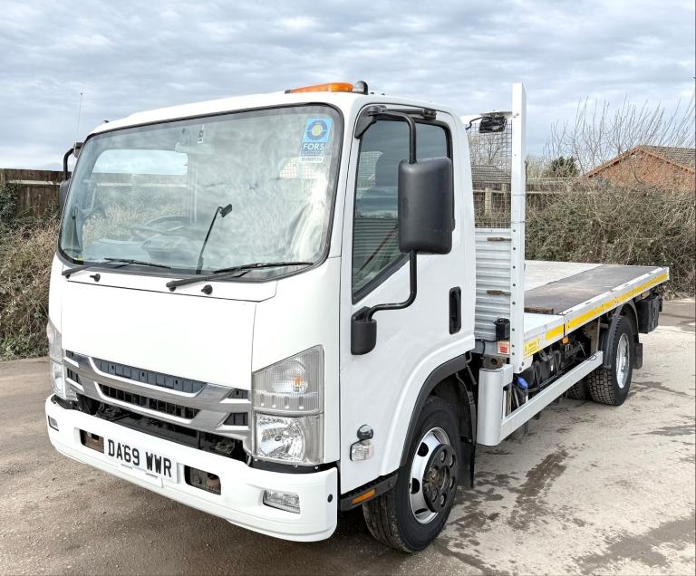 2019 ISUZU FORWARD N75.190 FLATBED IDEAL TIPPER/SKIP CHASSIS 100,000 MILE EURO-6