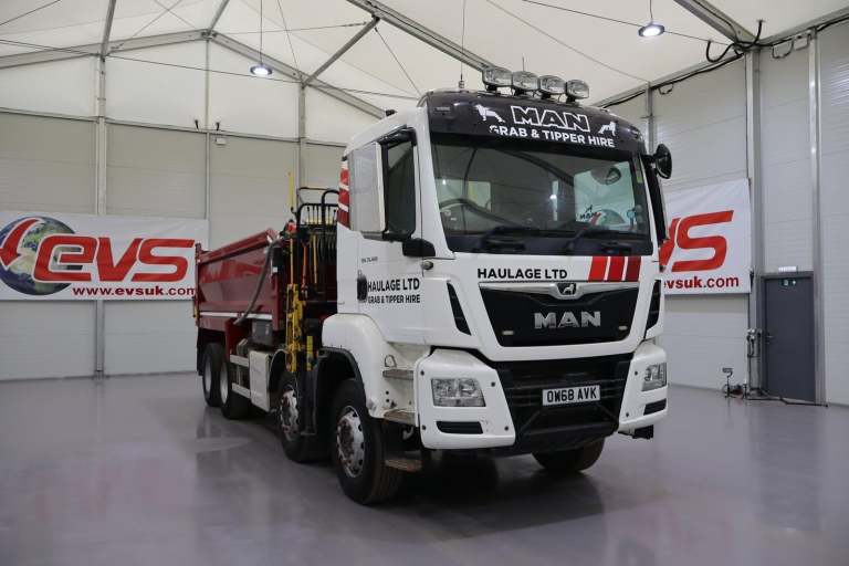 2018 (68 PLATE) MAN TGS 35.420 8x4 Euro 6 Tipper Grabs