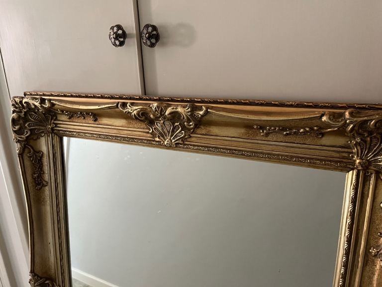 Gilt Frame Vintage Mirror 