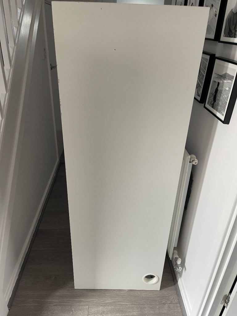 White MICKE IKEA with Storage – Good Condition