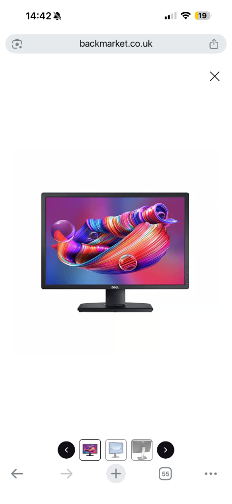 Dell UltraSharp U2412M 24" IPS Monitor – 1920x1200 (16:10) – Excellent Condition