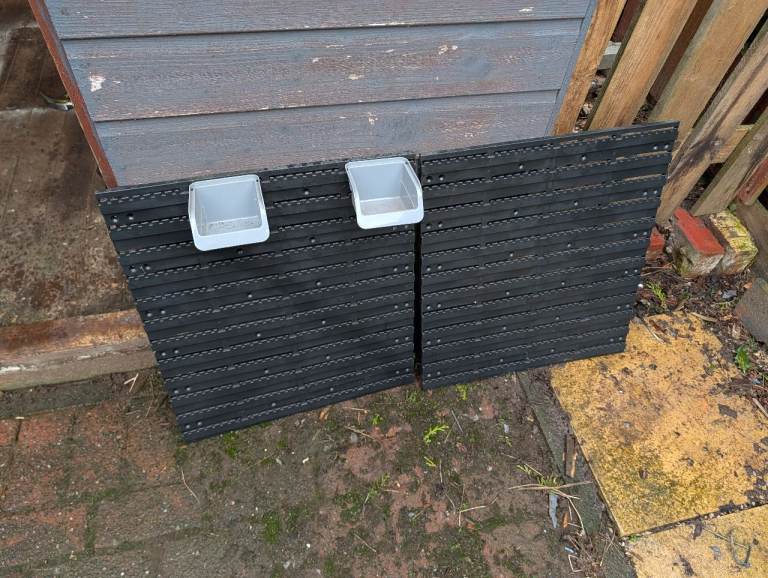 Backer board for small bins
