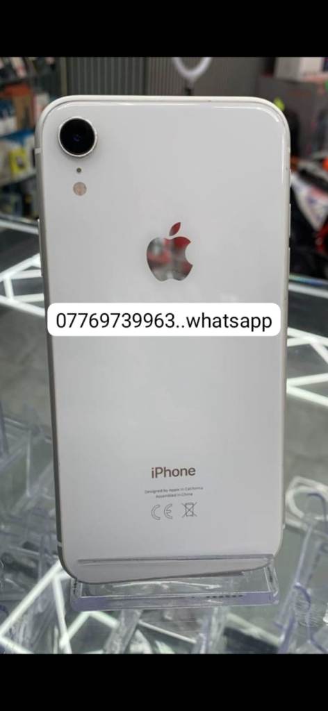 Iphone XR...both black and white colors available