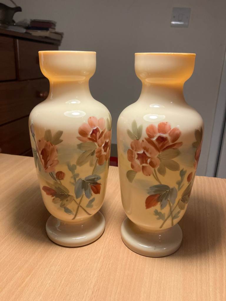 Vintage Opaque Vases