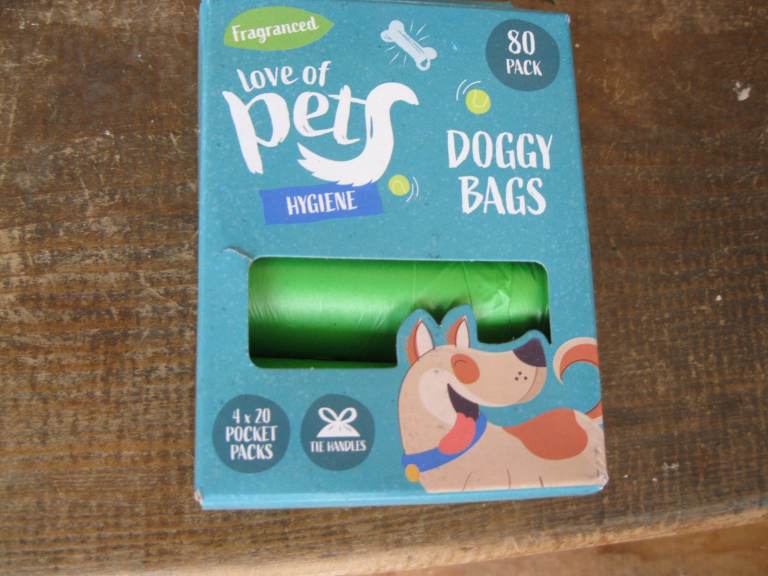 Fragrant Doggy Bags - 80 Pack, New LE4 5DJ