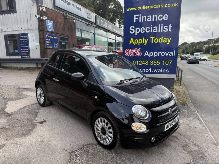 2019 Fiat 500 2019/69 1.2 Lounge Hatchback 3dr Petrol Manual Euro 6 (s/s) (69 bhp), 2 Own Hatchba...