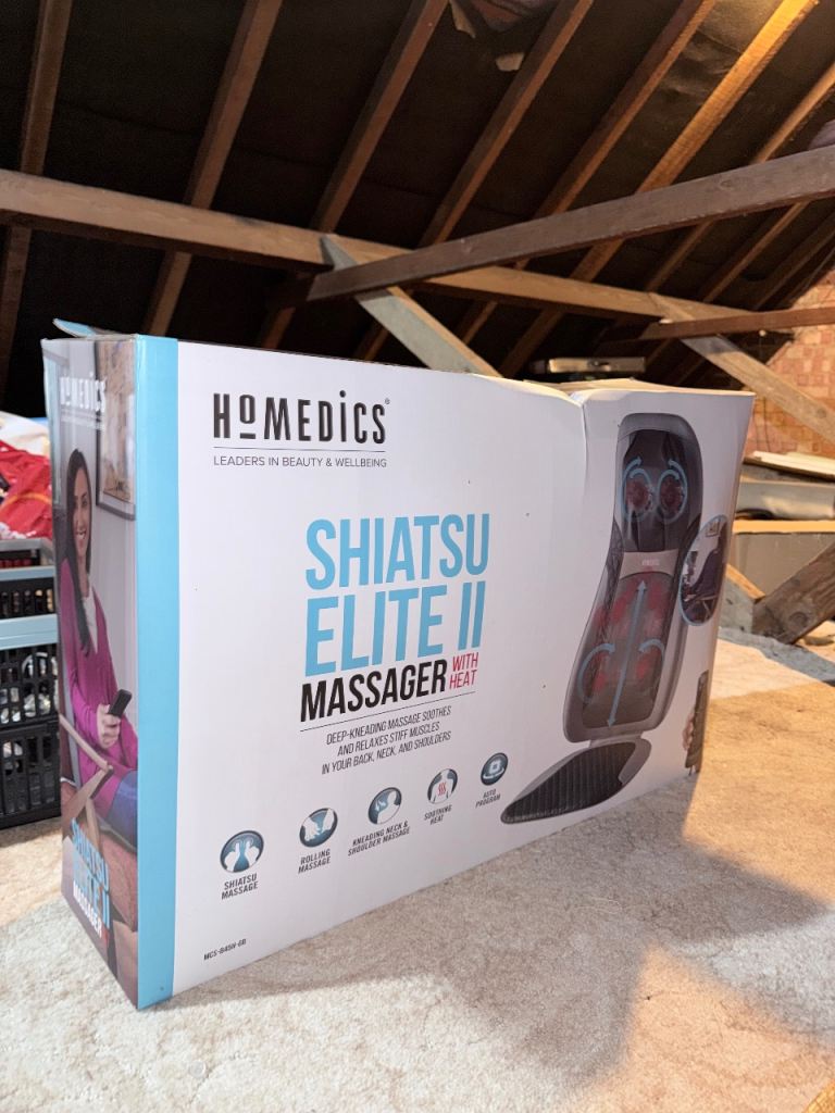 HoMedics Shiatsu Elite II Massager (With Heat) – Like New