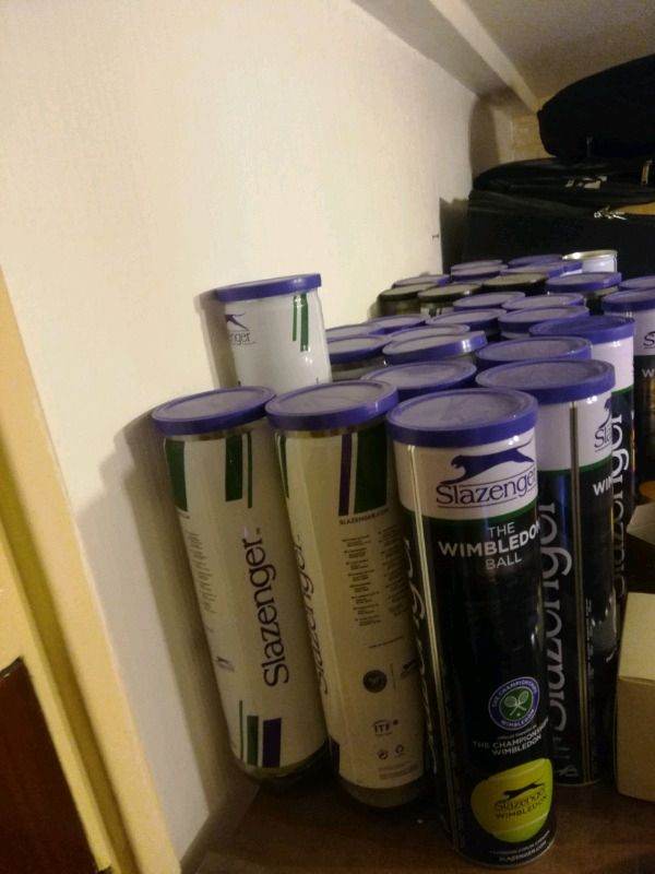 100 used tennis balls reduced from £60 to £50 bargain