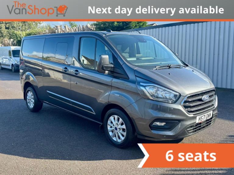 2022 Ford Transit Custom 2.0 EcoBlue 130ps Low Roof D/Cab Limited Van PANEL VAN DIESEL Manual