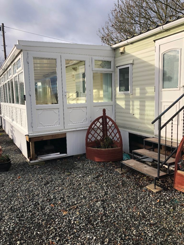 Static caravan OFF SITE !Pemberton park lane residential 14x39 +2 conservatories 