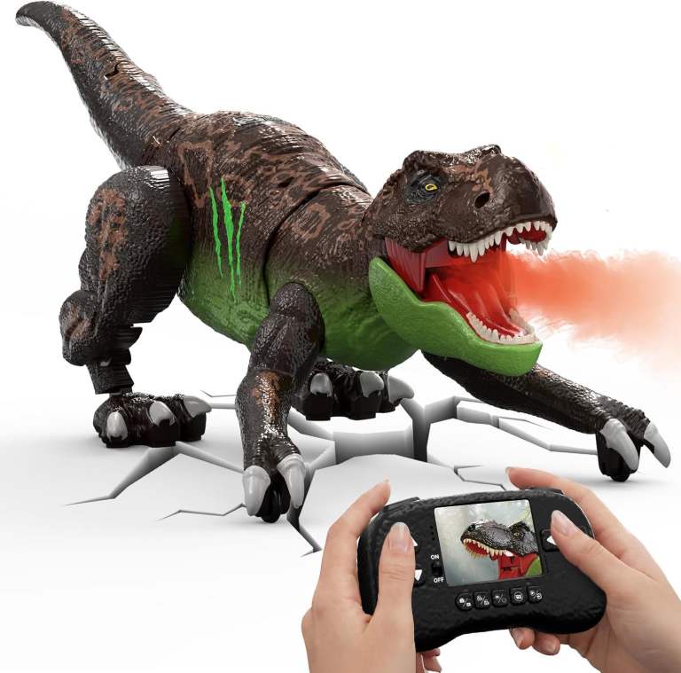 Remote Control Dinosaur Toy with LCD Screen & Camera