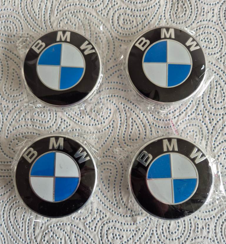 BMW Alloy Wheel 68mm Centre Caps x 4