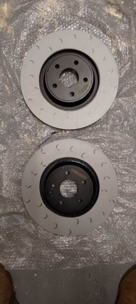 J hook front brake discs for Ford