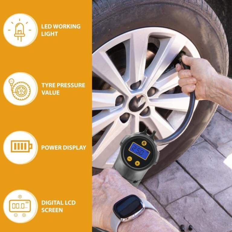 Cordless Electric Car Tyre Inflator Pump quick repair