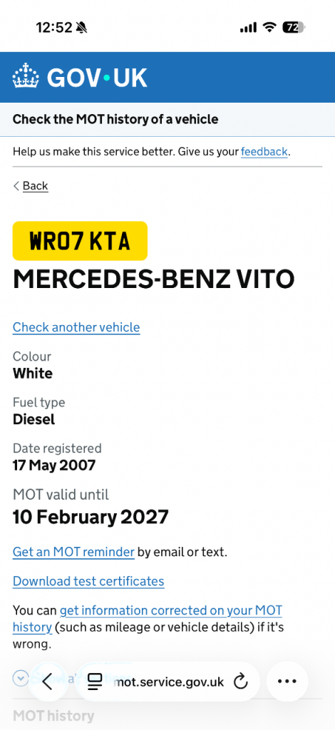 Mercedes-Benz, VITO, Panel Van, 2007, Manual, 2148 (cc)