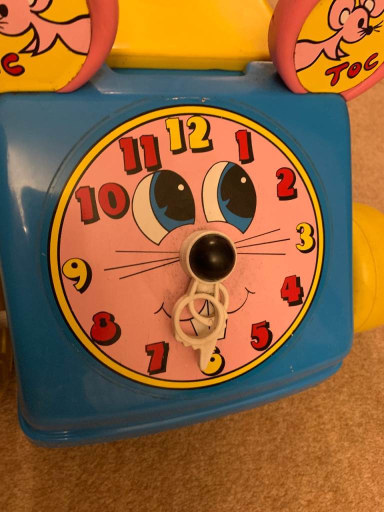 VINTAGE SHARNA Tic Tock Mouse Baby Walker