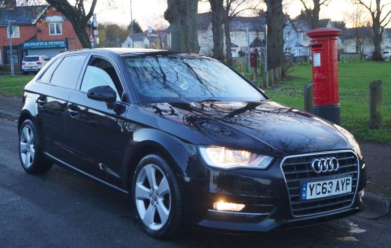 2013 Audi A3 1.6TDI 5dr.(📢TAX £20❗) 6-Speed 12-MOT SatNav 17" Black