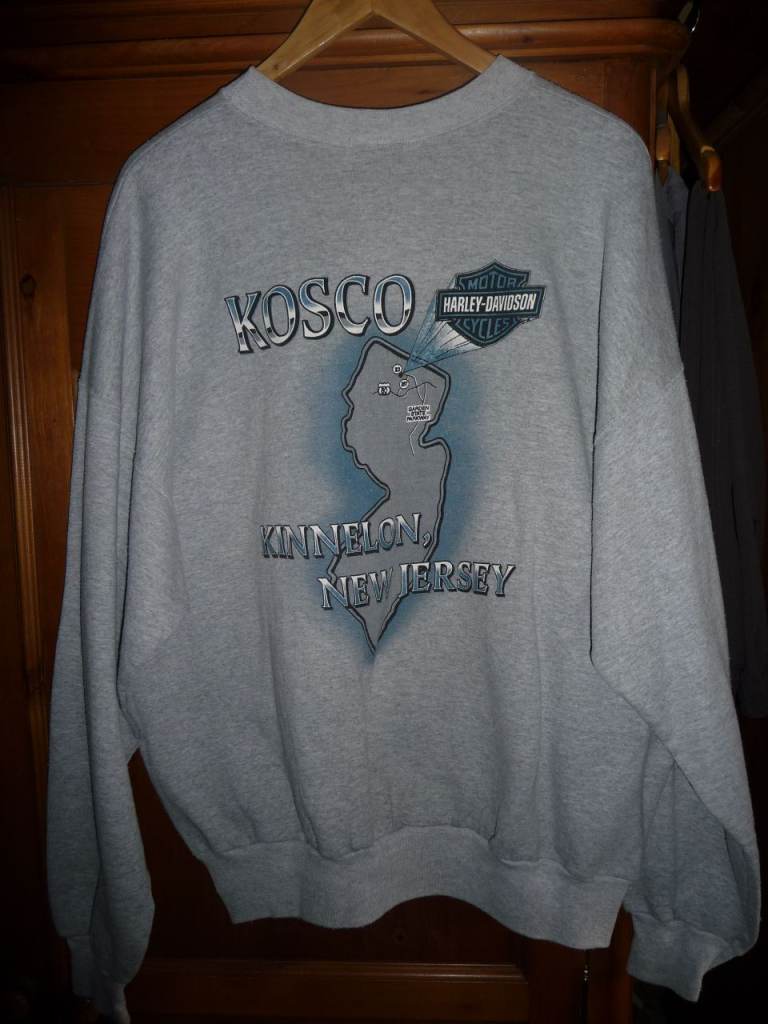 harley davidson sweat top in vgc size is xl