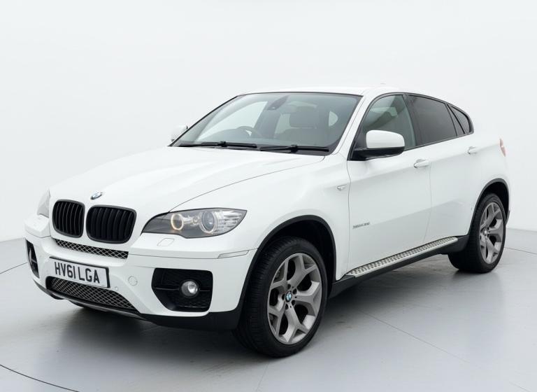 2011 BMW X6 xDrive40d 5dr Step Auto Red Leather  COUPE Diesel Automatic