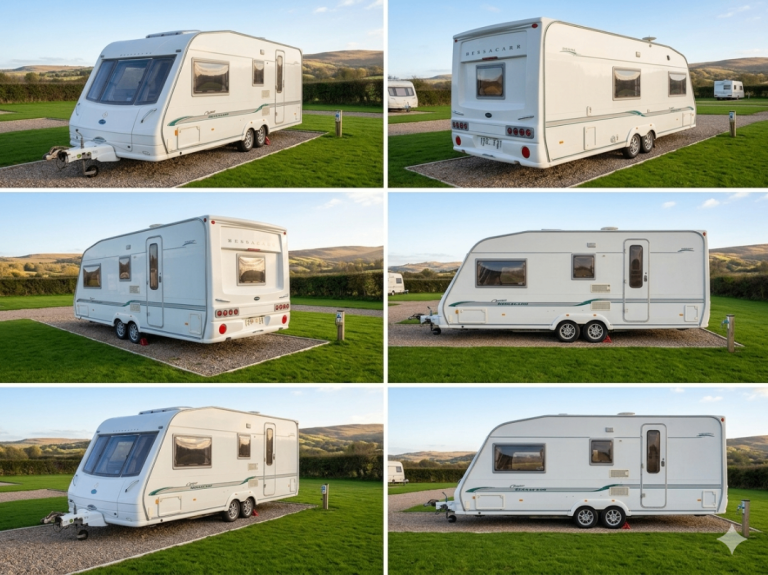2004 Bessacarr 550GL Twin Axle Touring Caravan - Complete With Accessories