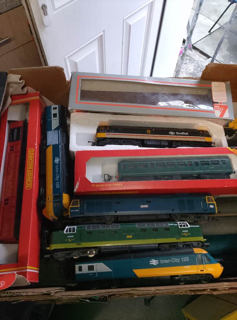 image for Box Hornby trains