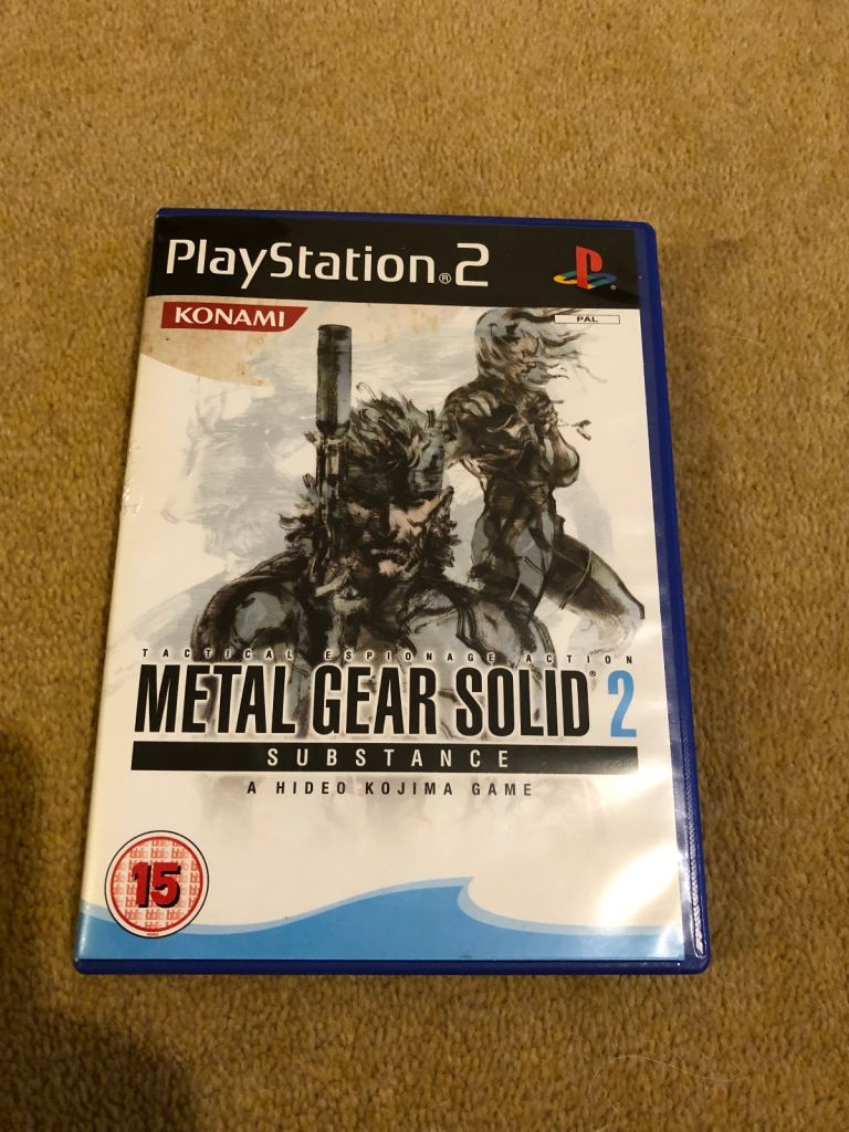 PLAYSTION 2 PS2 METAL GEAR SOLID 2 SUBSTANCE