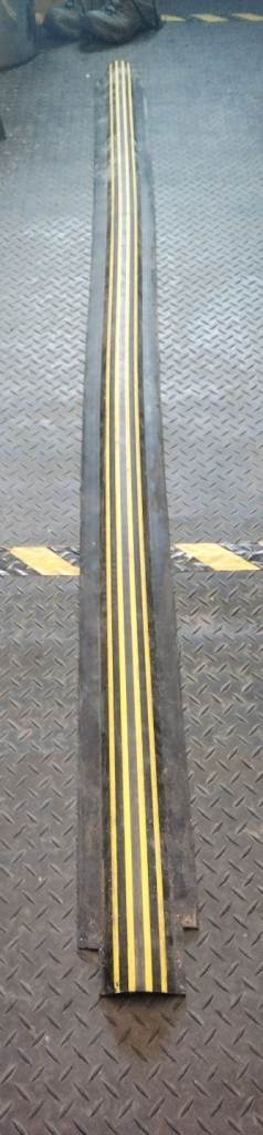 Heavy-duty garage threshold strip and adhesive