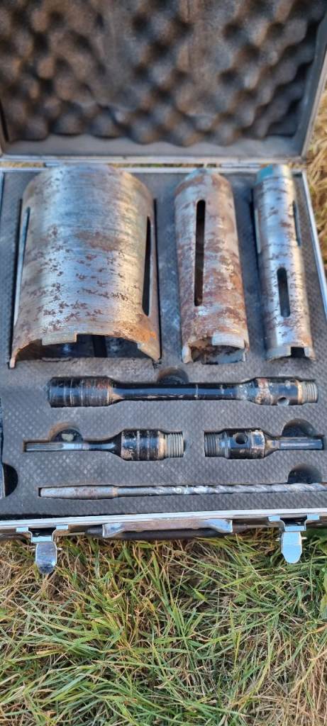 Erbauer Core Drill Bit Set with Case – Good Condition