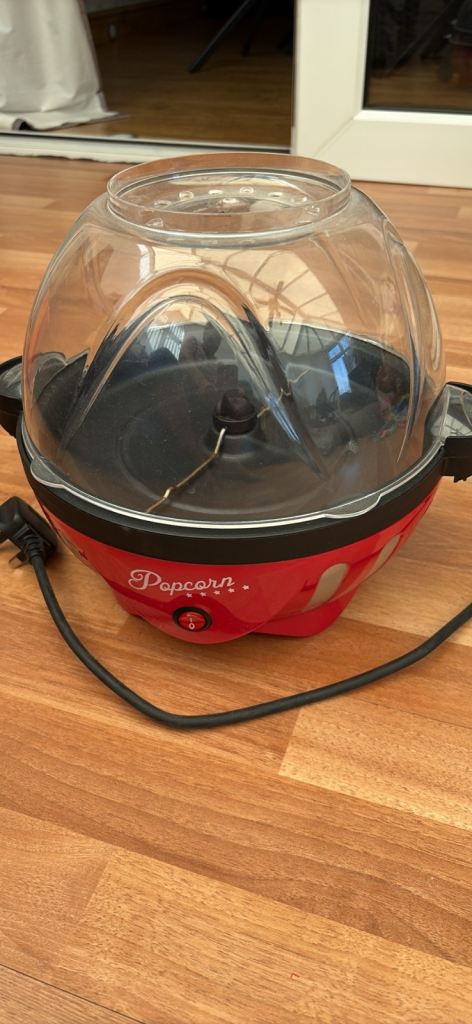 Red Popcorn Maker - As Good As New
