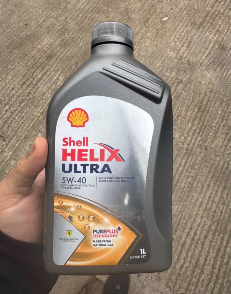 SHELL HELIX ULTRA 5W-40 FULLY SYNTHETIC MOTOR OIL