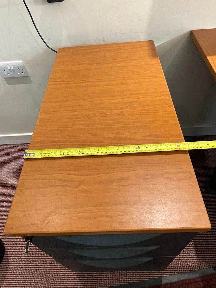 Metal Filing Cabinet with pine top in South Bristol