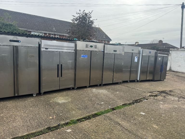 Commercial double door fridge foster or Williams cafe shop restaurant takeaway 