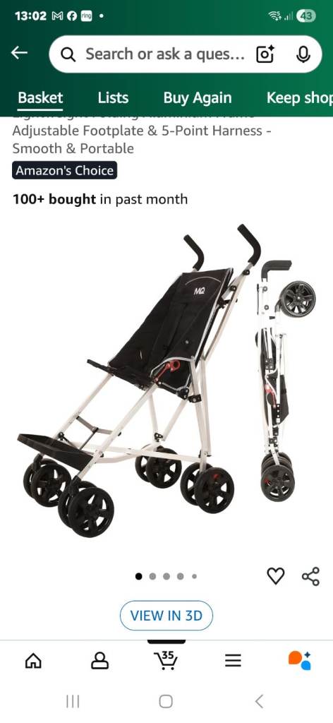 Mobility pushchair 