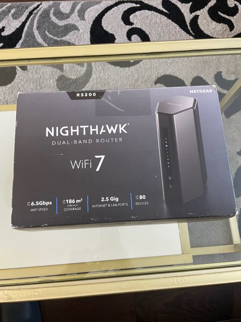 NETGEAR Nighthawk Dual-Band WiFi 7 Router (RS200)