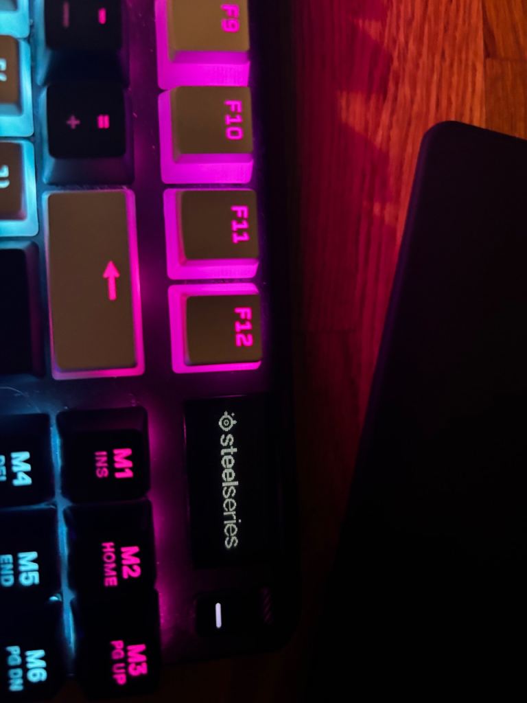 SteelSeries Apex 7 TKL Mechanical Gaming Keyboard (Blue Switch) - Good Condition