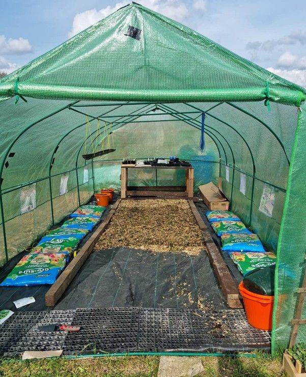 Large Walk-In Polytunnel – Durable Steel Frame Greenhouse for Plants & Vegetables