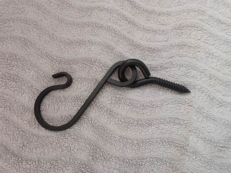 Forge Screw-in S Hook 