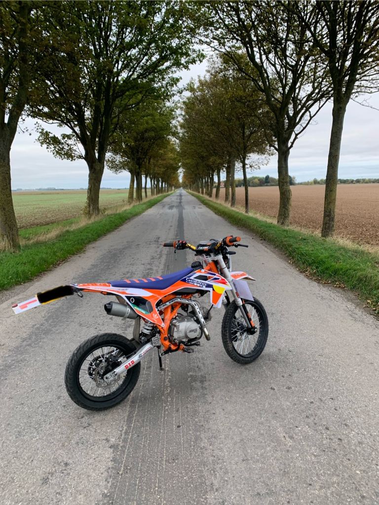 125cc road legal pit bike 2025 plate 