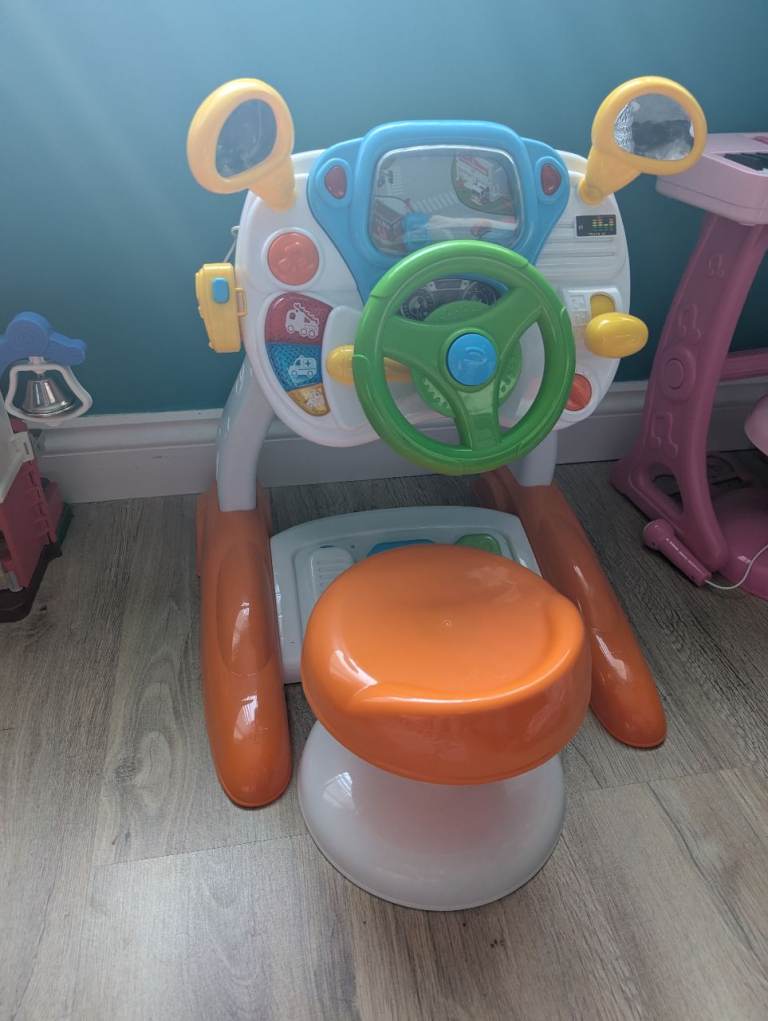 Big Steps Play Steering Wheel driving simulator– Great Condition