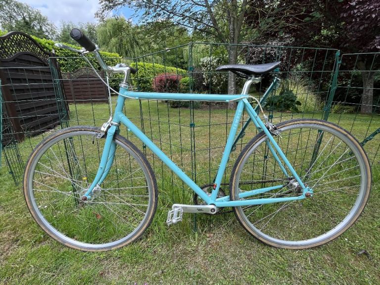 Temple Cycle Classic Singlespeed Bike Medium, Slate Blue