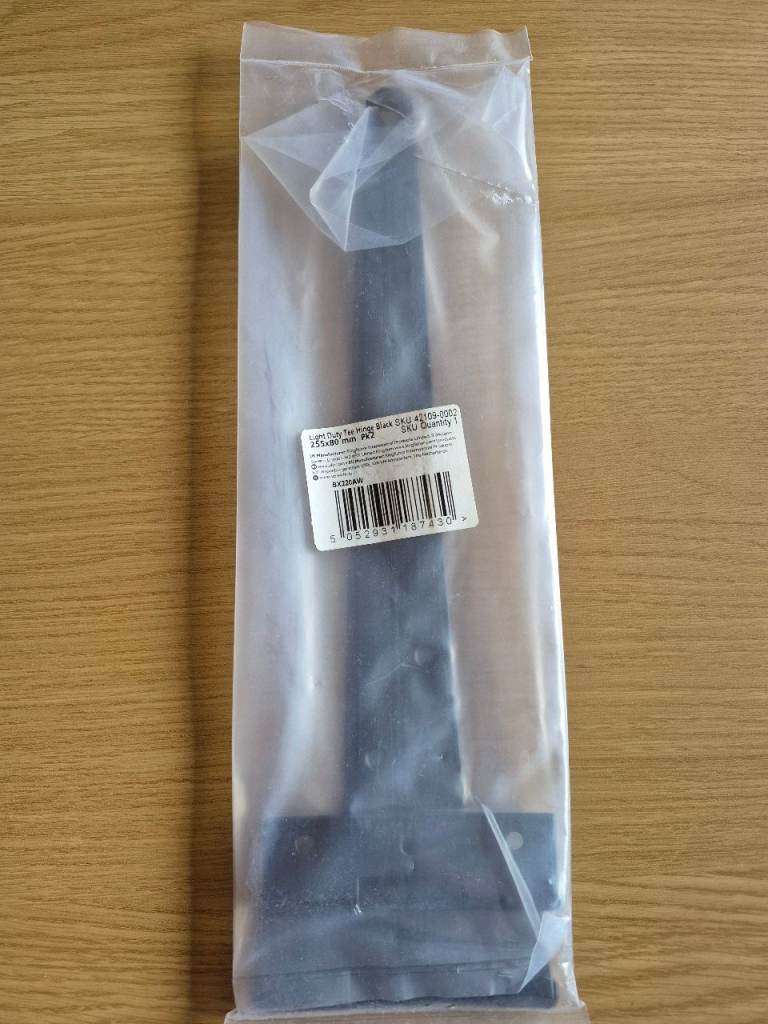 Light Duty Tee Hinge 255 x 80mm pack of 2