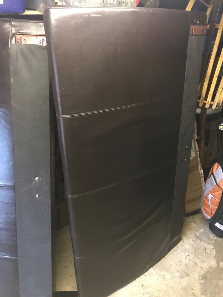 Faux leather Kingsize bed frame 